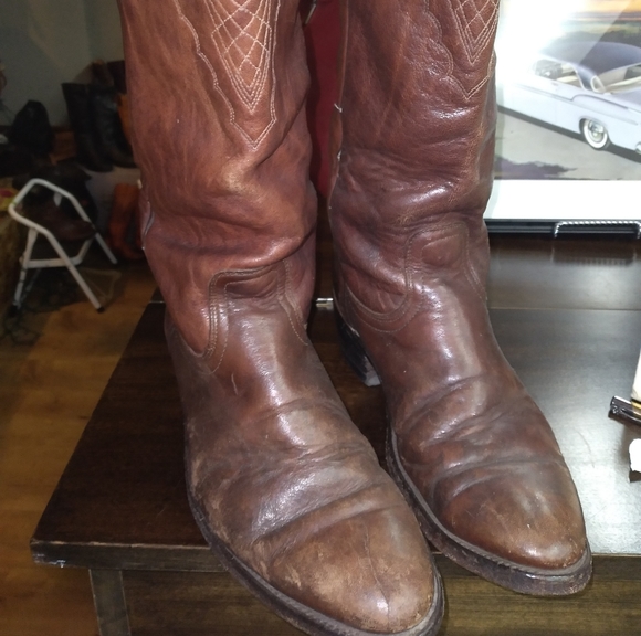 Frye custom Web boots size 7 men's or 9 woman's - Picture 5 of 7